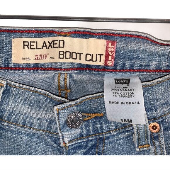 LEVI’S 550 Women's  Classic Relaxed Boot Cut Jeans 16 - Picture 3 of 4